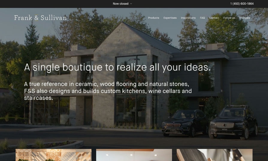Frank & Sullivan a Small Business Website Design