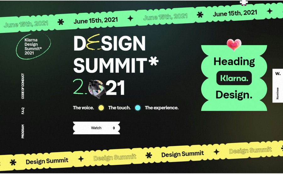 19. Design Summit 2021 TOP EVENTS WEBSITES