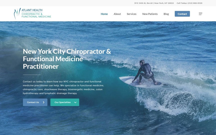 Chiropractic Website Designs