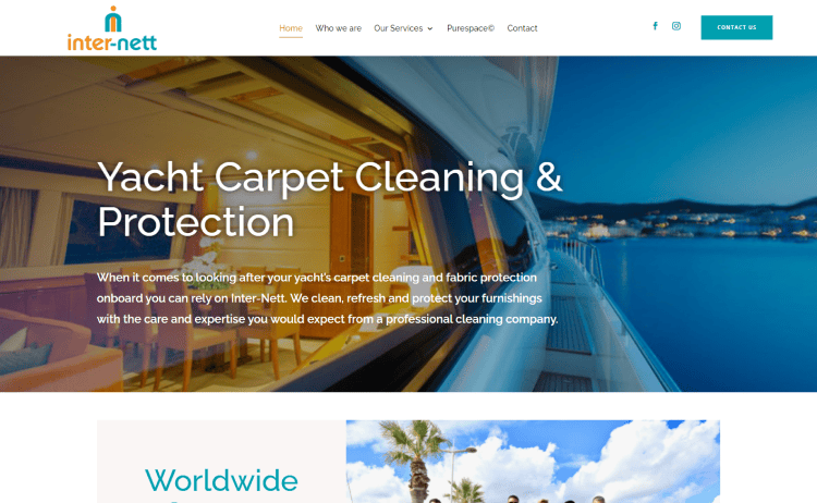 Carpet Cleaning Contractor Websites
