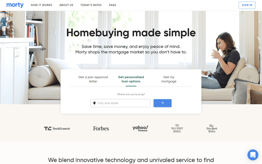 Morty: Simple, Beautiful, and Calm
Web Design for Fintech