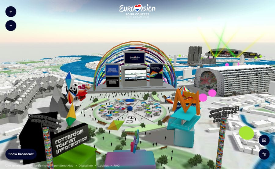 26. Euro Vision EVENTS WEBSITES FOR INSPIRATION
