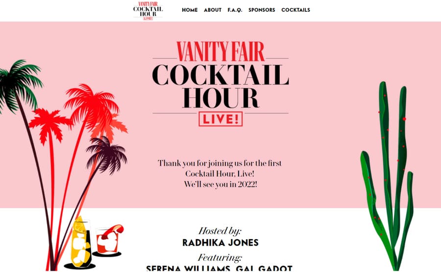 28. Vanity Fair EVENTS WEBSITES FOR INSPIRATION