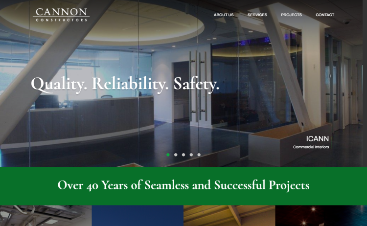 Websites for construction company