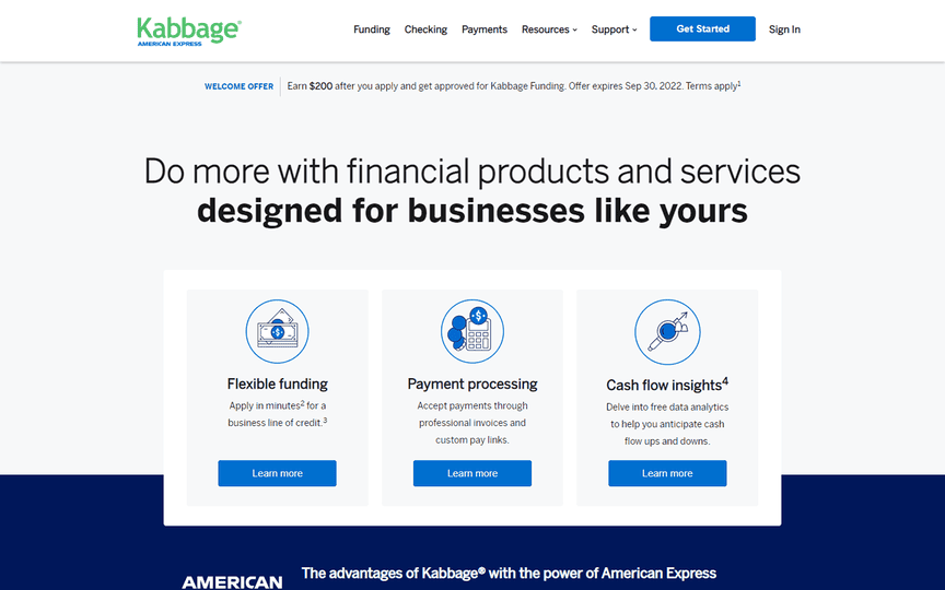 Kabbage: Short, Compact, and Surprisingly Fun
Custom Fintech Websites