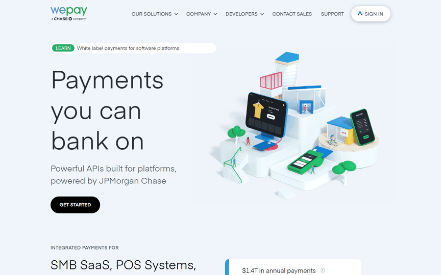 WePay: Custom 3D Graphics for Originality
Custom Fintech Websites