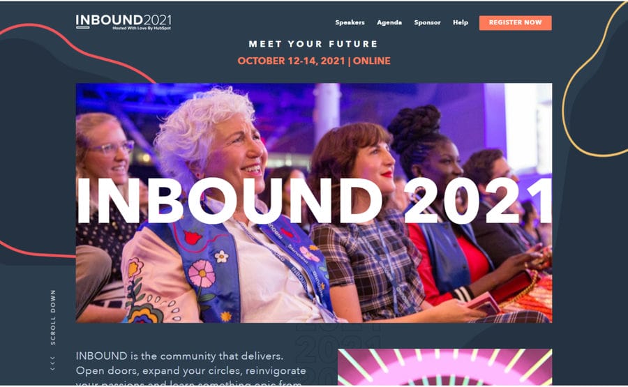 7. Inbound 2021 EVENTS WEBSITES