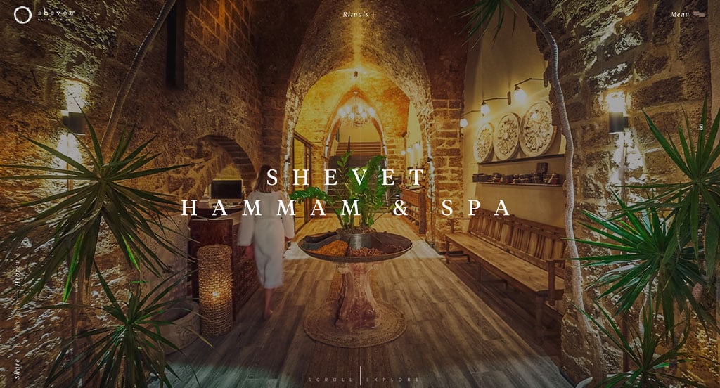 1. Shevet Hammam & Spa - Best Med Spa Websites