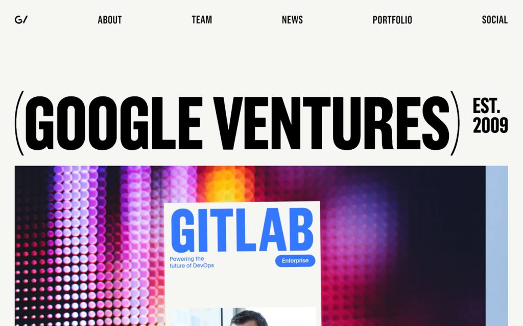 26. Google Ventures - VC WEBSITE
