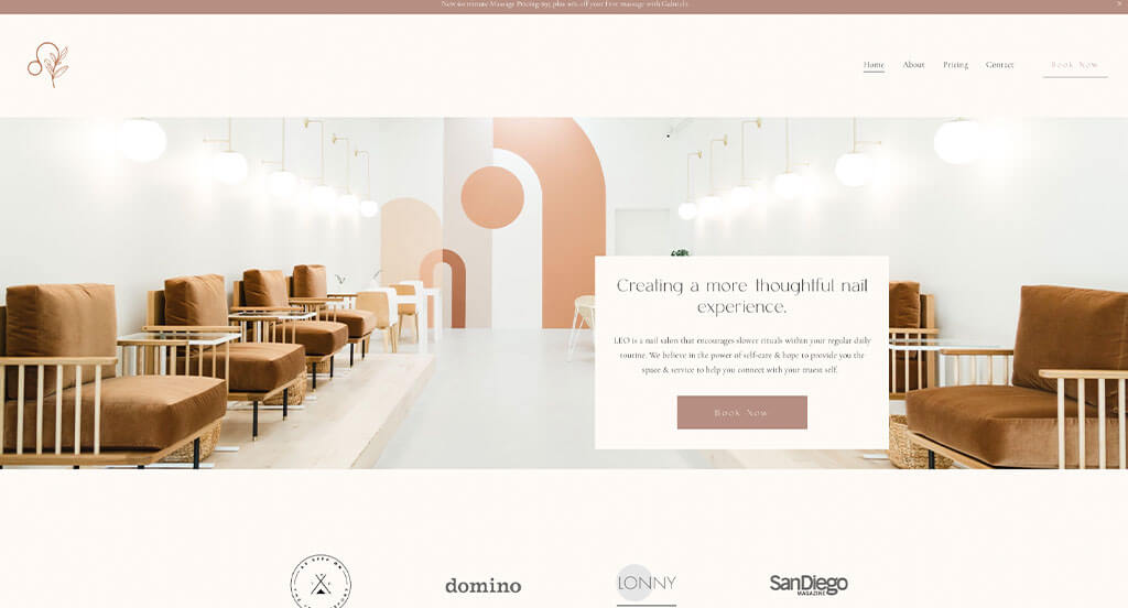 3. LEO - Med Spa Website Design