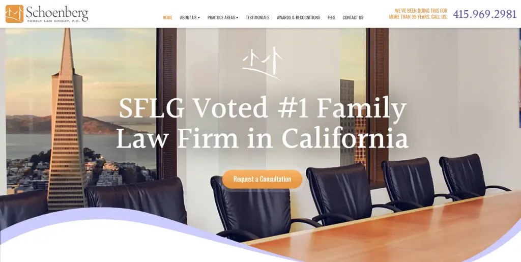 Schoenberg Family Law Group effectively leverages social proof