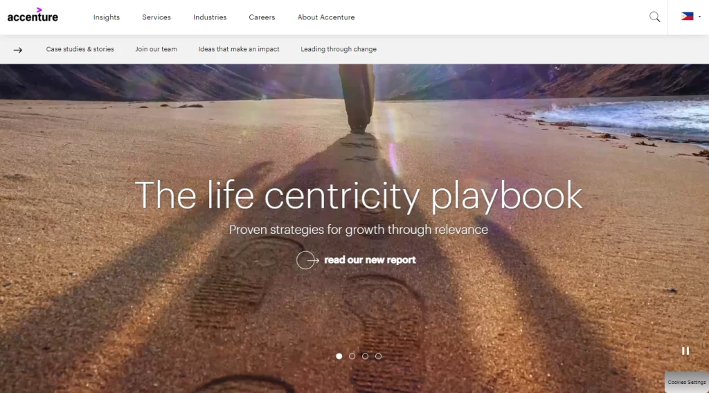 38. Accenture - BEST LABORATORY WEBSITE Design