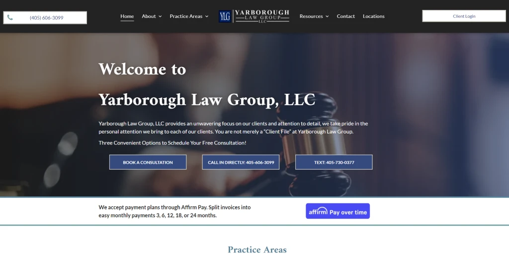 4. Yarborough Law Group - Law Firm Websites