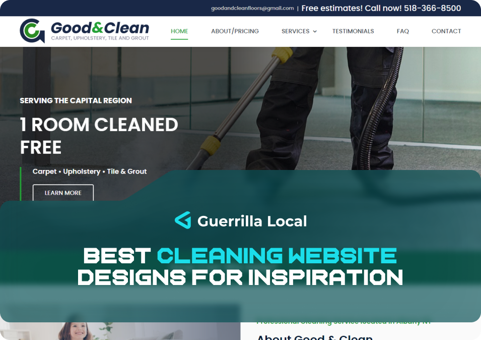 Awesome Cleaning Website Designs for Inspiration