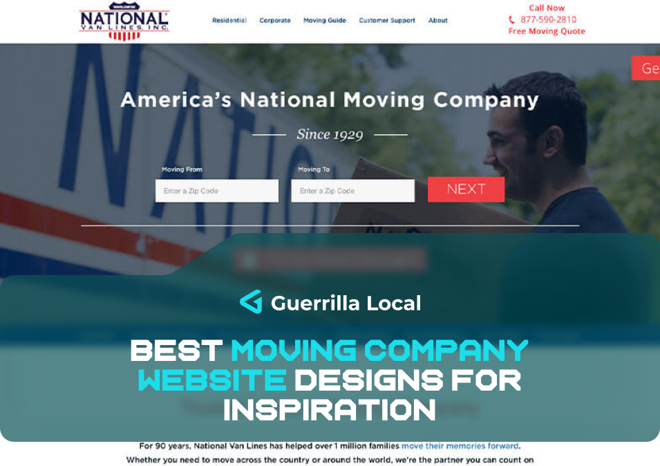 Best Moving Company Website Designs for Inspiration
